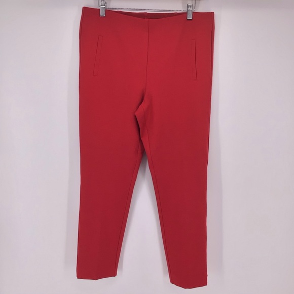 Chico's Women's Juliet Ankle Red Pants Size 2 - Picture 13 of 14